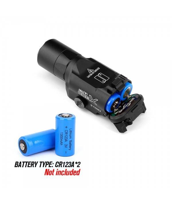 SOTAC X300U-B Ultra LED Tactical Flashlight 1000 Lumens Black Color