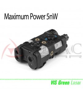 SOTAC NGAL Deluxe Ver. IR Illuminator & Vis Green Aiming Laser Black Color CNC forged Aluminum Metal Max Power 5nW