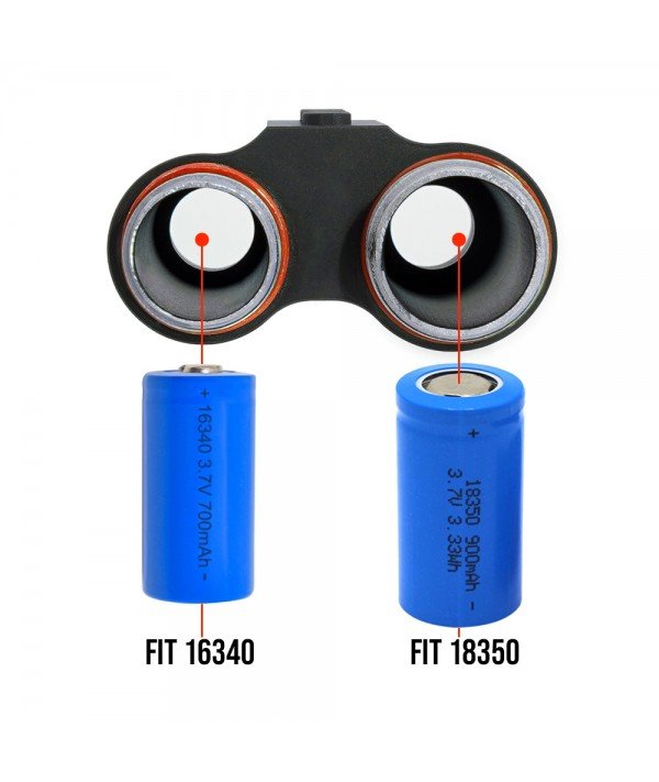 SOTAC 18350/123 Light Monolithic Twin Mount Black