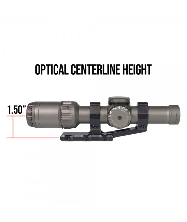 SOTAC AERO Ultralight Mount 1.50" 30mm Tube ScopeMount