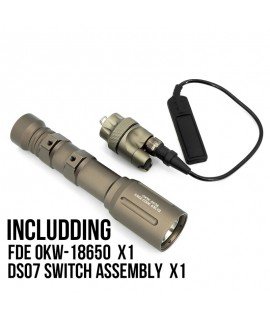 SOTAC OKW 18650 Weapon Light FDE with DS07 Switch