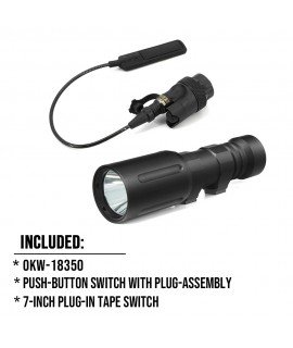 SOTAC OKW 18350 Weapon Light Black with DS07 Switch