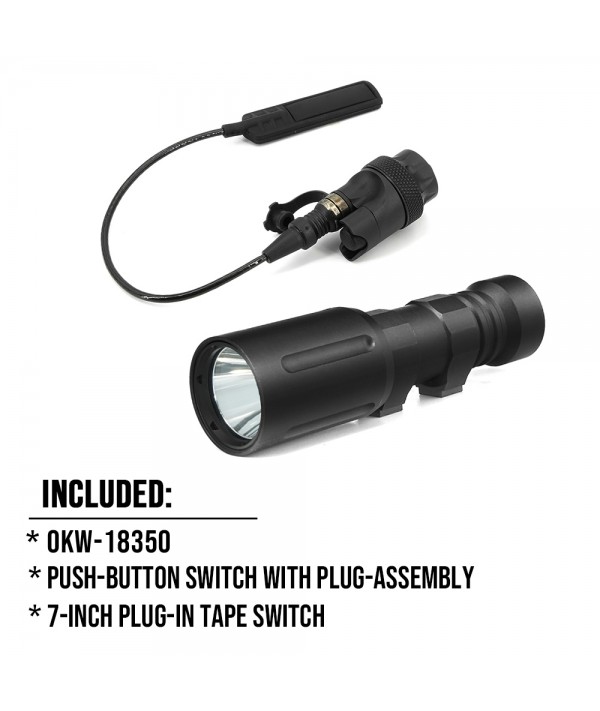 SOTAC OKW 18350 Weapon Light Black with DS07 Switch