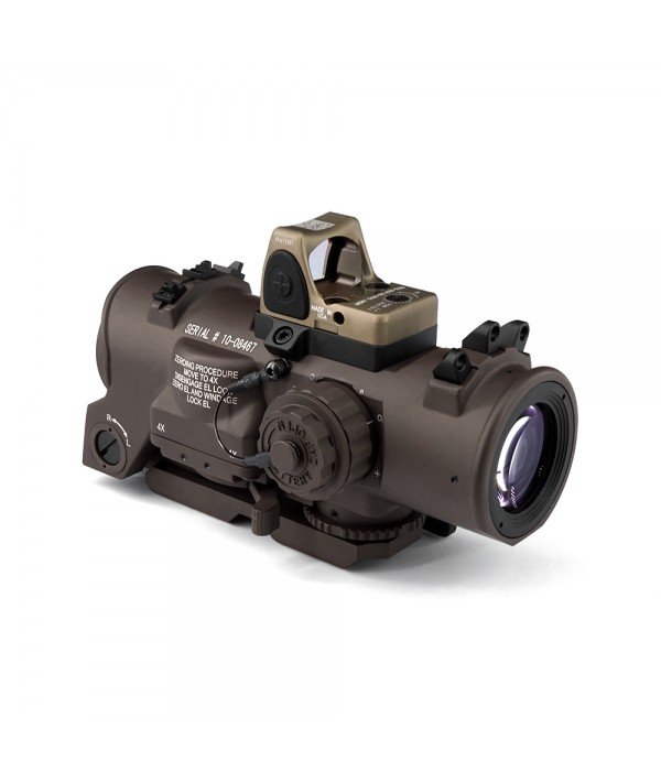 SOTAC Elcan 1-4 Dual Role Riflescope with RMR Red Dot Sight FDE Combo