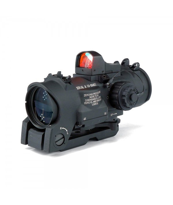 SOTAC Elcan 1-4 Dual Role Riflescope with Docter Red Dot Sight Black Combo