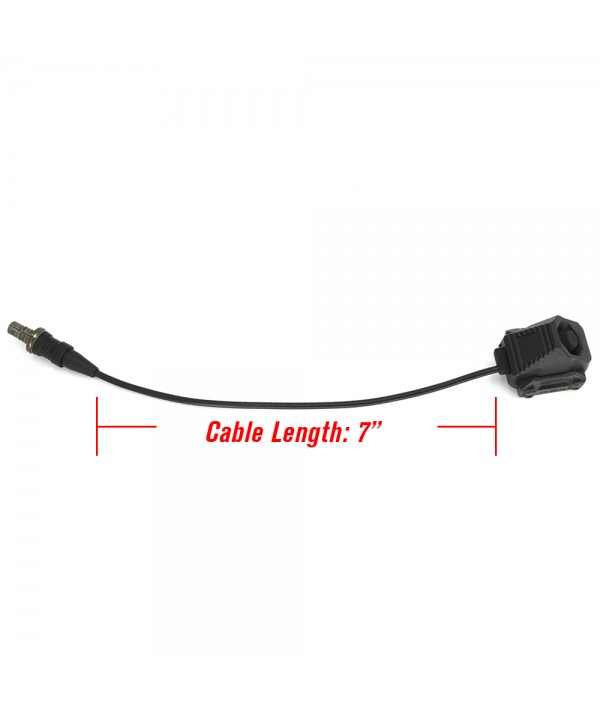 SOTAC AXON SL Tactical 7" Romote Switch For Surefire Type Tailcap Black