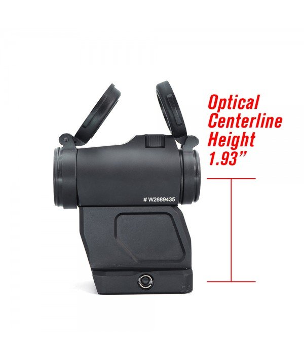 SOTAC High Mount For Micro Red Dot Sight At 1.93" Optical Centerline Height