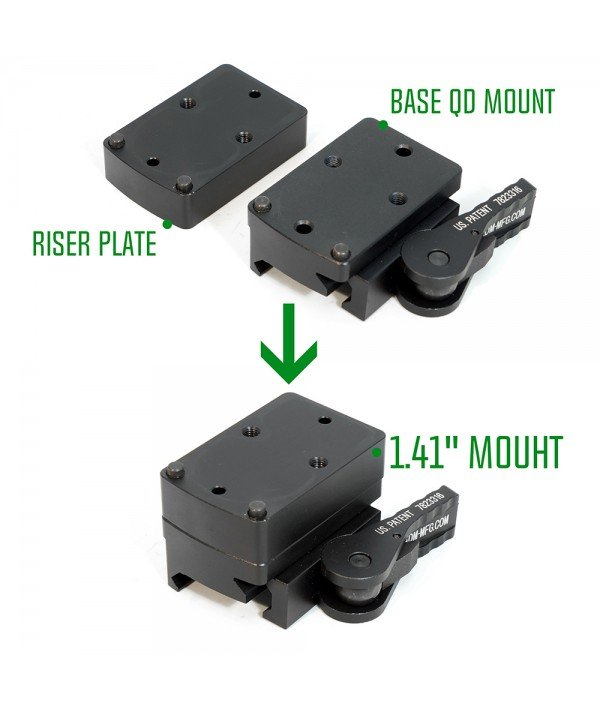 SOTAC Tactical QD Mount For RMR Red Dot Sight