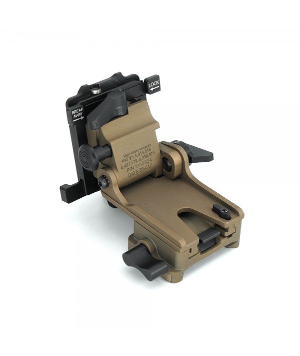 SOTAC Tactical Lo Sto NVG Mount FDE For Helmet