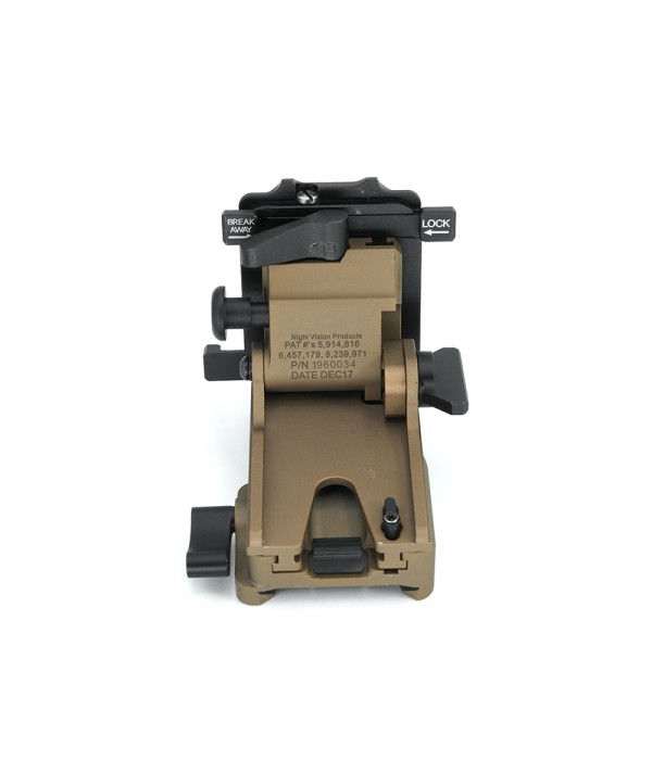 SOTAC Tactical Lo Sto NVG Mount FDE For Helmet