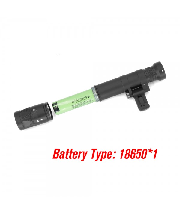 SOTAC M640V Flashlight LED White Light & Storbe Light Black Color