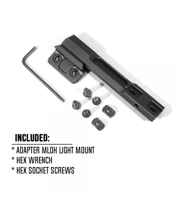 SOTAC THORNTAIL2 MLOK Longbar Light 45 Mount Black