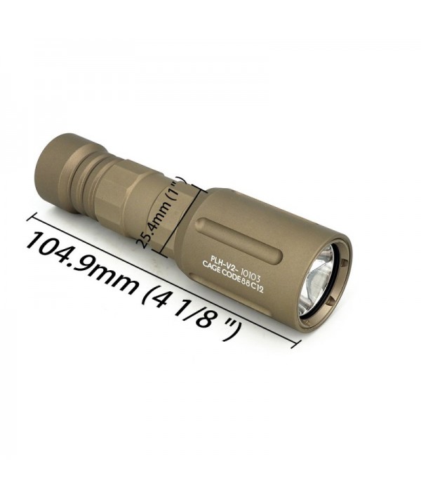 SOTAC PLHV2 18350 Weapon Light FDE