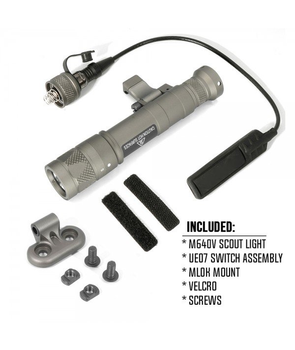 SOTAC M640V Weapon Light & M-LOK Adapter FDE
