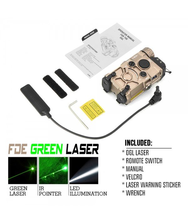 SOTAC OGL IR Device Green Laser & LED White Light & IR Laser FDE