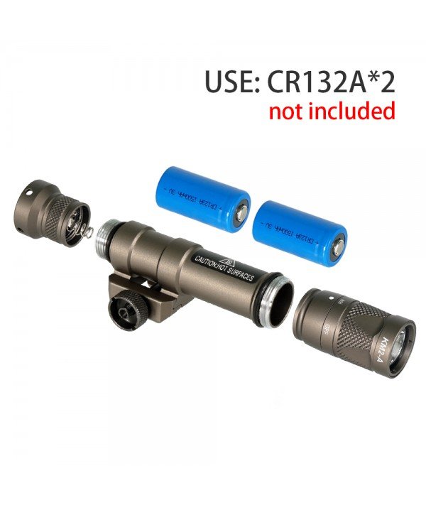 SOTAC M600V Flashlight LED White Light & LED Storbe Light FDE