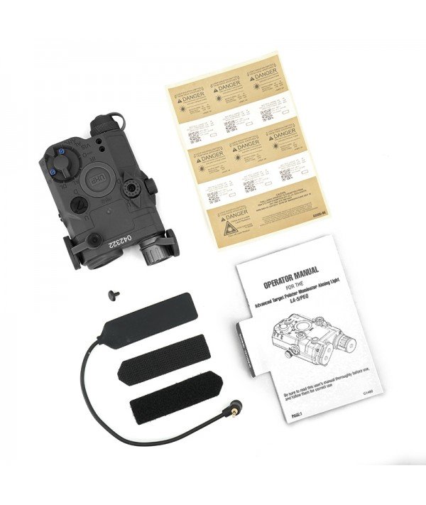 SOTAC LA-5C LED White Light & Red Laser & IR Laser Black Color