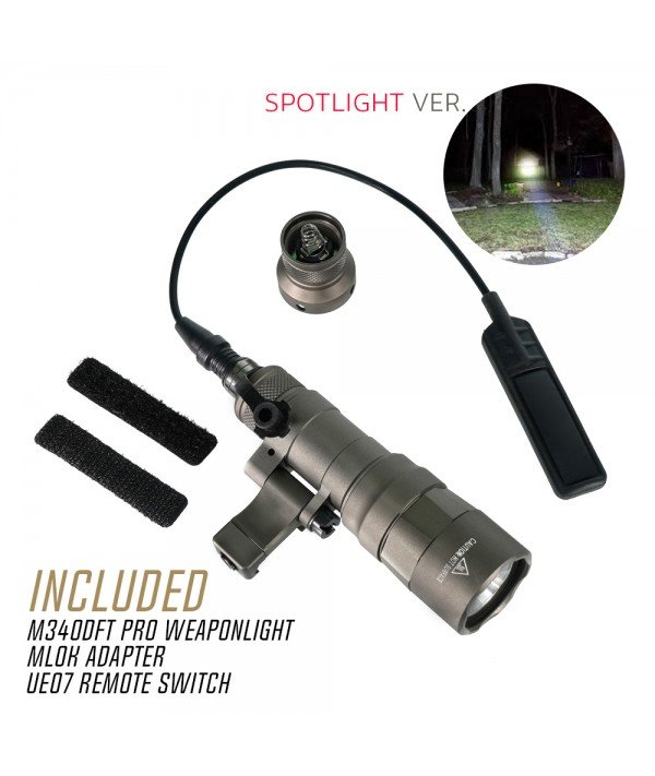 SOTAC M340DFT Mini Scout Light PRO FDE Color Spotlight Version
