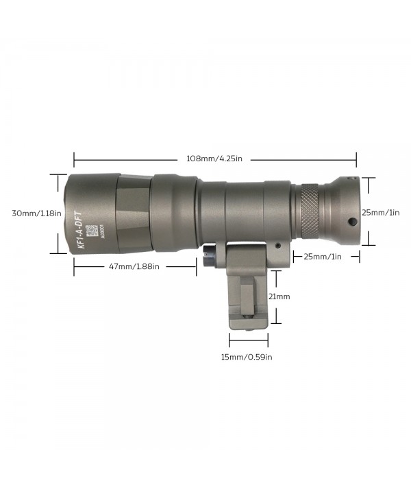 SOTAC M340DFT Mini Scout Light PRO FDE Color Spotlight Version