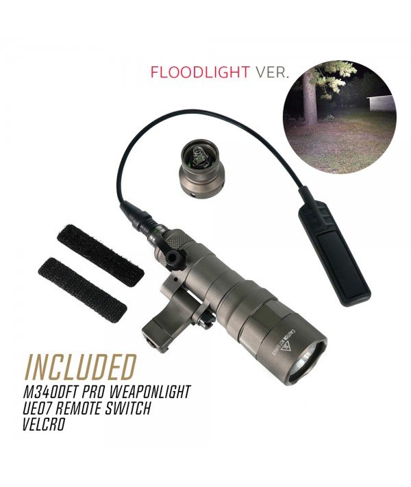 SOTAC M340DFT Mini Scout Light PRO FDE Color Floodlight Version