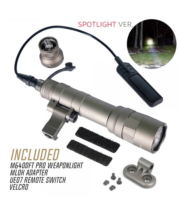 SOTAC M640DFT Scout Light PRO with MLOK Adapter FDE Color Spotlight Version