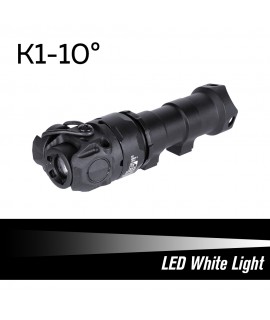 SOTAC KIJI K1-10° LED White Light Flashlight Black Color