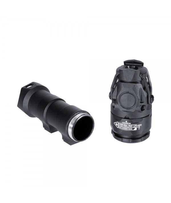 SOTAC KIJI K1-10° LED White Light Flashlight Black Color