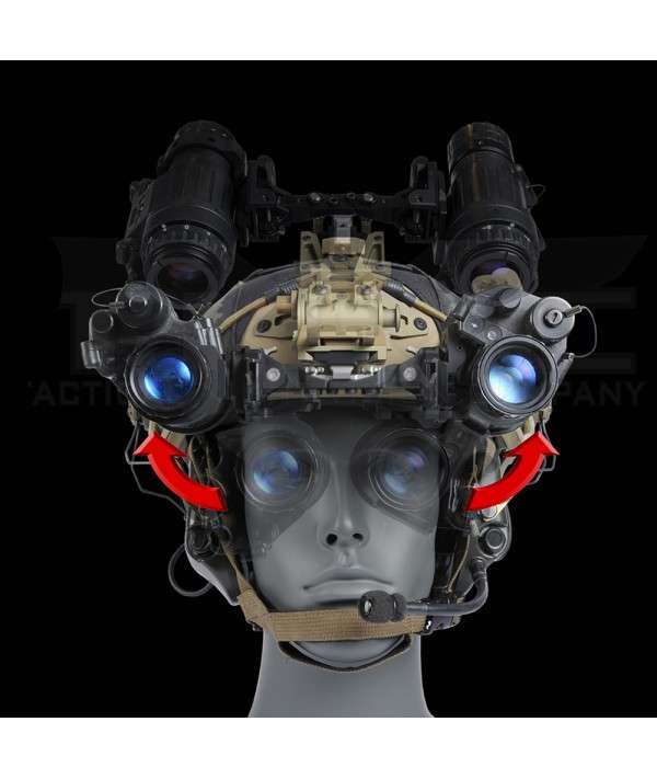 thumbnail image 2 of SOTAC GEAR RQE KVC Universal Dual Bridges NVG Mount With OSS OBVERSE SHOE SET K-clip 2 of 5